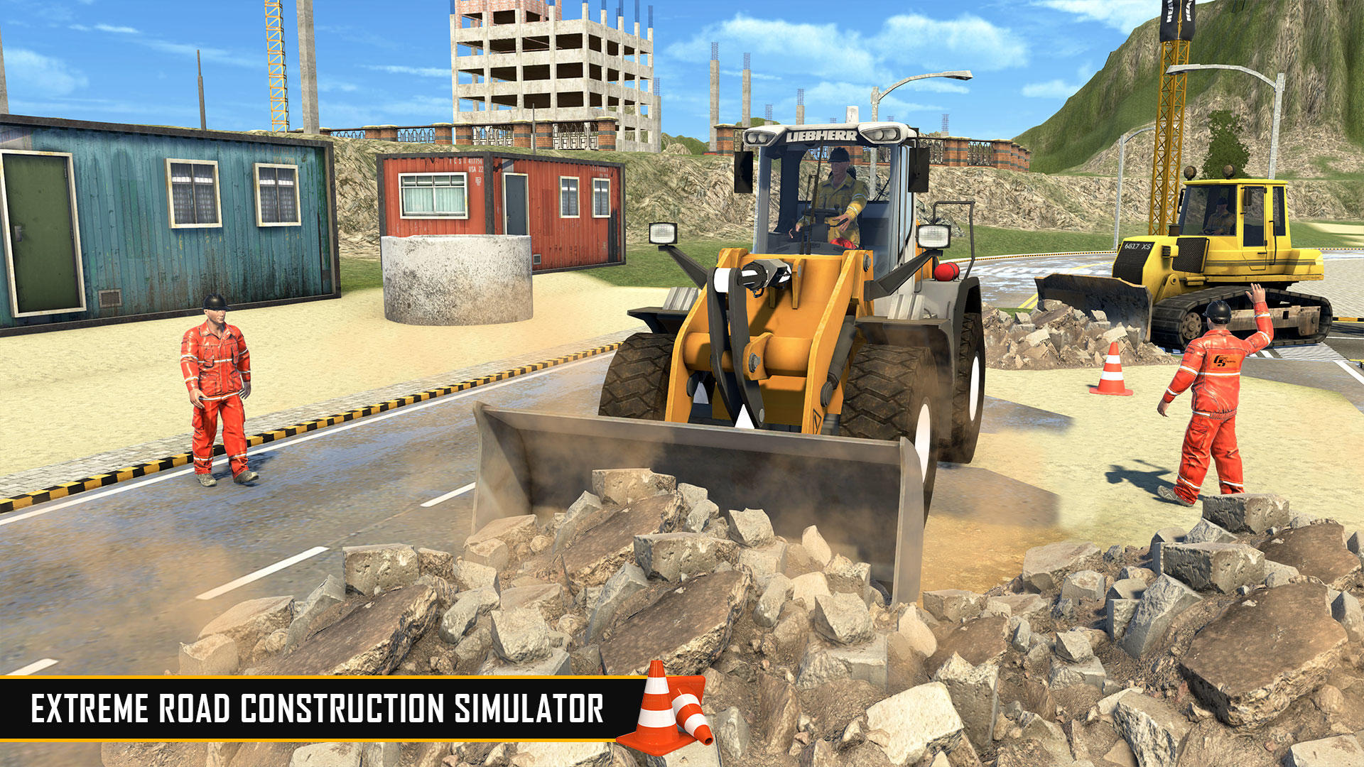 Snow Offroad Construction Site Game Screenshot