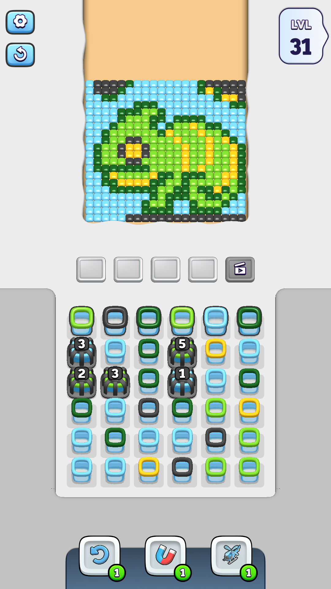 Pixel Sort: Color Sorting Game Game Screenshot