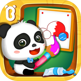 Baby Panda's Drawing Board