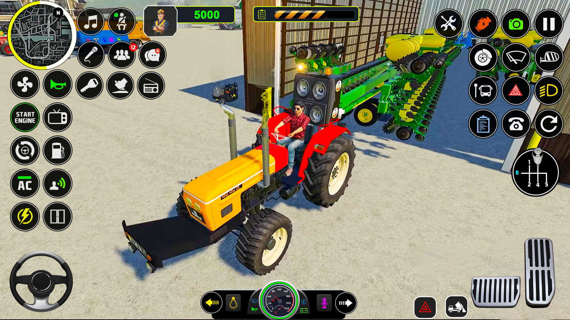 Screenshot of Indian Tractor Farming Games