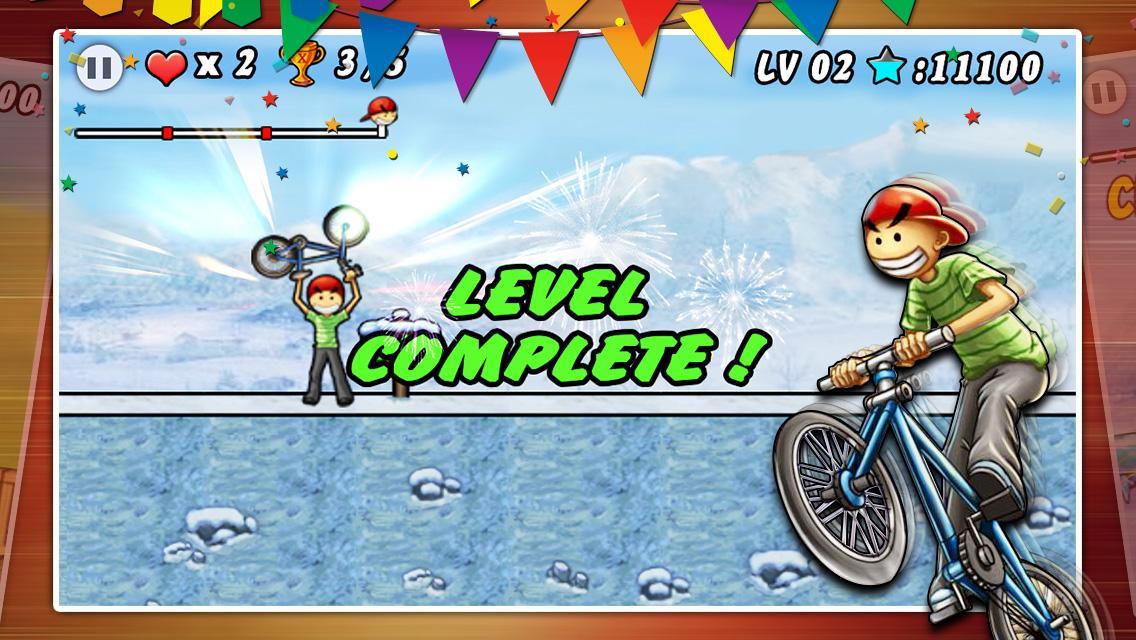 BMX Boy ゲームのスクリーンショット