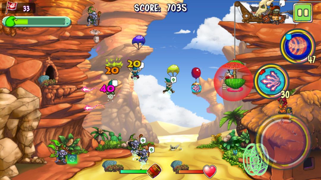 Screenshot of Gnome More War Defense Shooter
