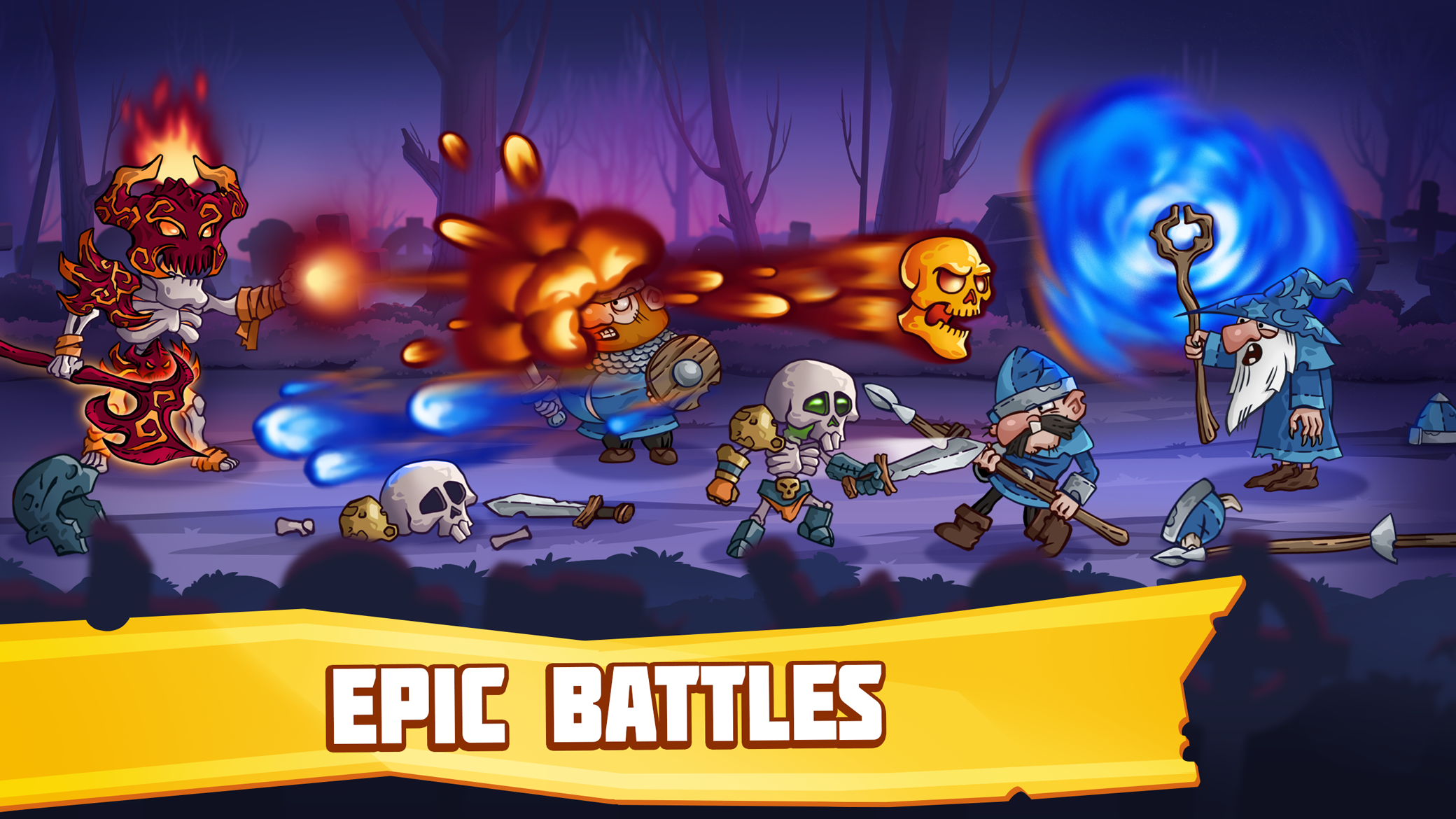 Screenshot 2 of Skeleton defense Strategy game 