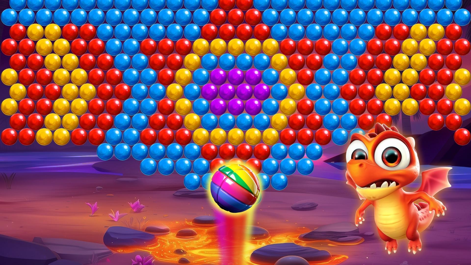 Bubble Shooter Collect Jewels Game Screenshot