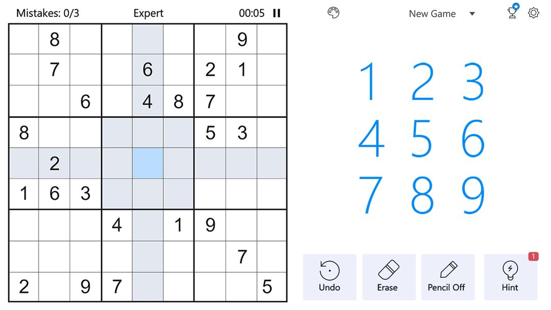 Screenshot of Sudoku - Classic Sudoku Puzzle