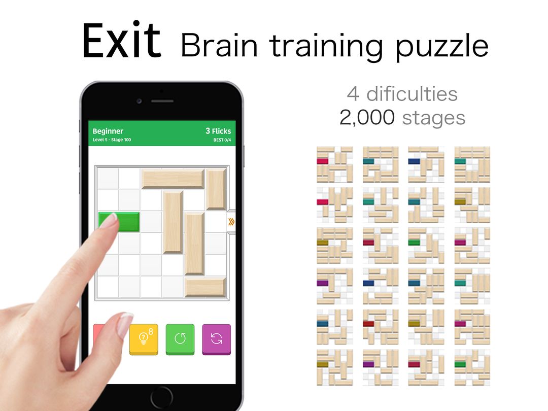 Exit - Brain training puzzle 게임 스크린 샷