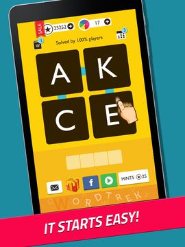 Word Trek - Word Brain streak Game Screenshot