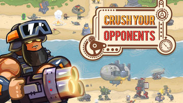 Steampunk Defense Pro Game Screenshot