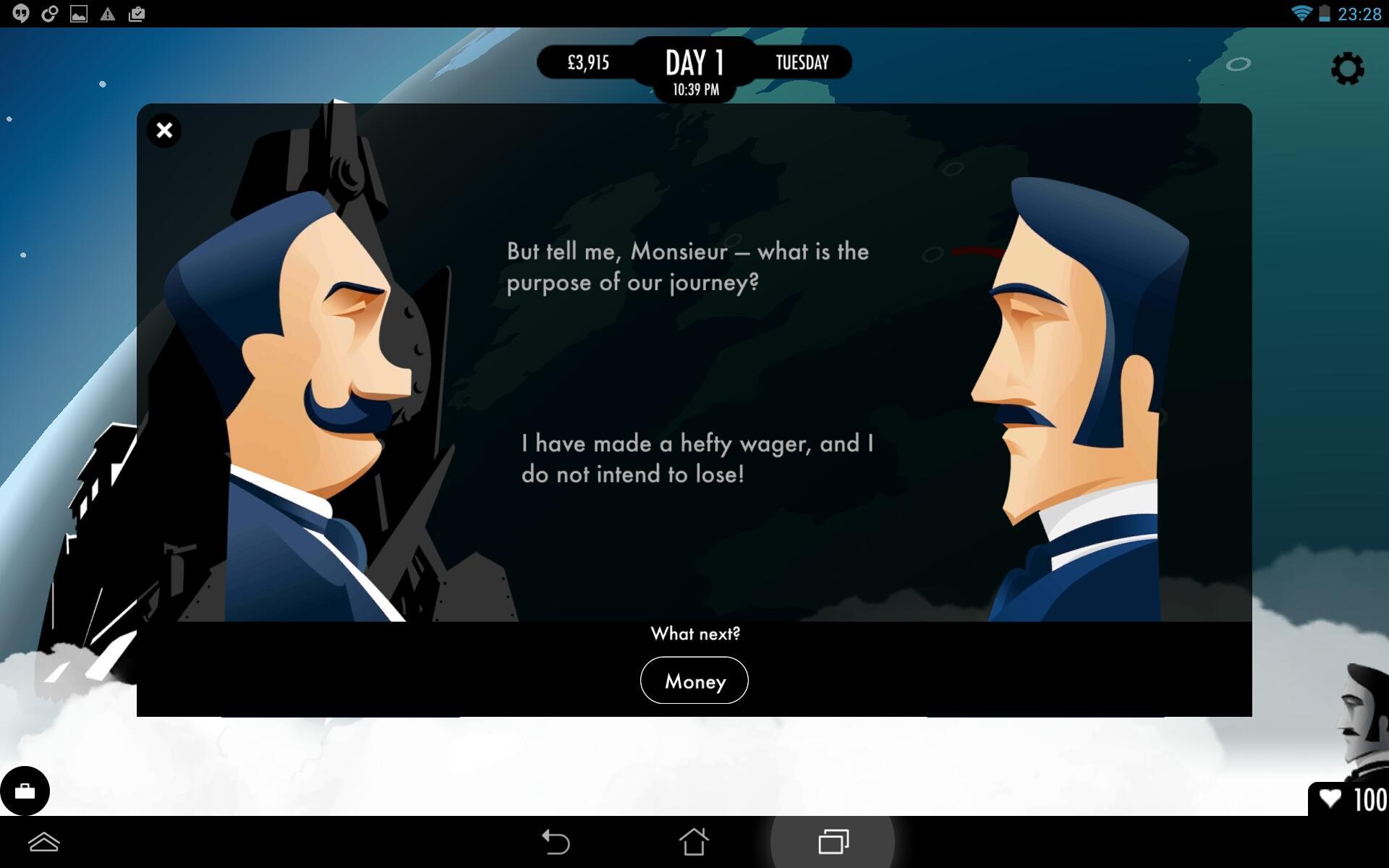 Captura de Tela do Jogo 80 Days