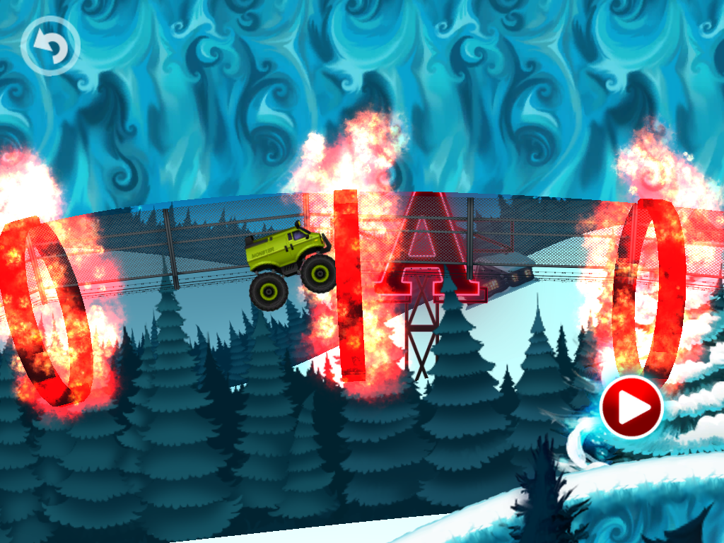 Screenshot of Monster Truck Winter Racing
