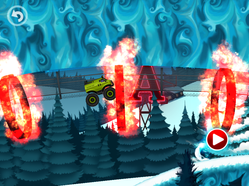 Cuplikan Layar Game Monster Truck Winter Racing
