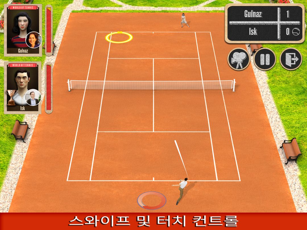 테니스 20년대 — 온라인 스포츠 게임 게임 스크린 샷