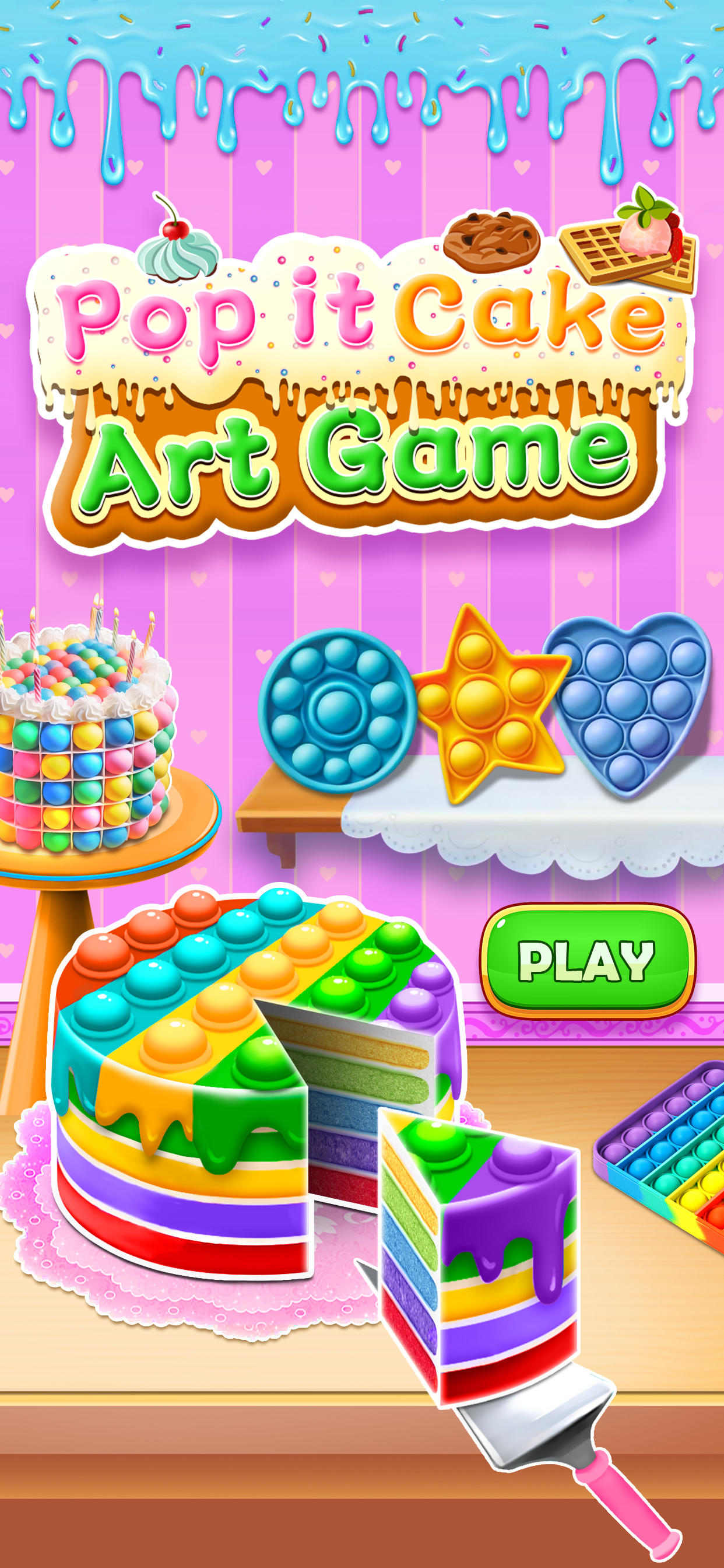 Cake Master DIY Popit Game Game Screenshot
