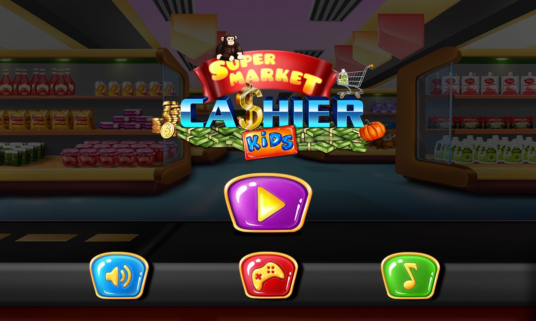 Supermarket Cashier Kids Games 게임 스크린 샷