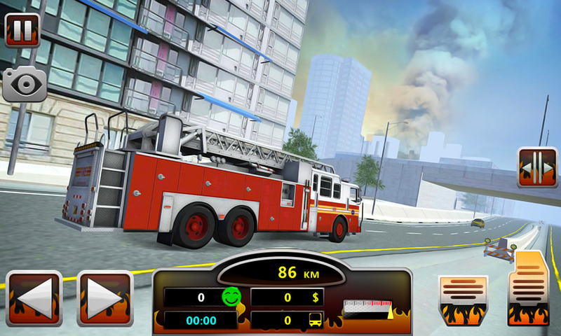 Fire Truck Simulator 2016 ゲームのスクリーンショット