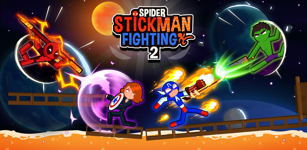 Banner of Spider Stickman Fighting 2 - 슈프림 듀얼 1.0.14