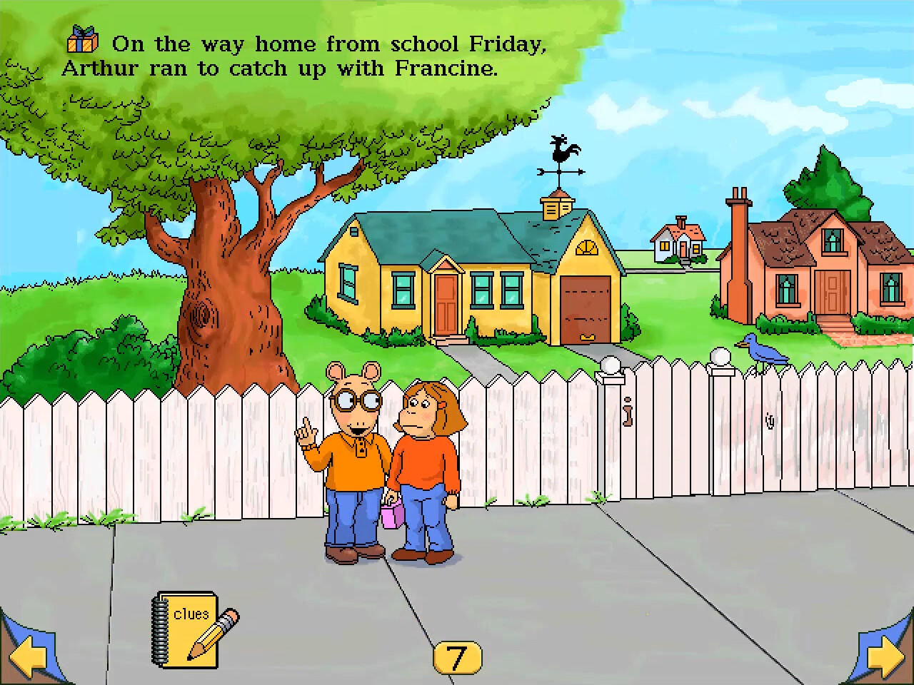 Arthur's Birthday screenshot game