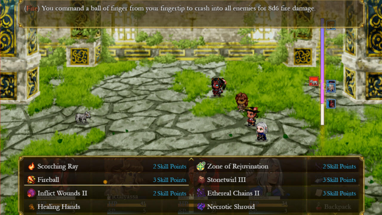 Screenshot of Sands of Slumber: The RPG