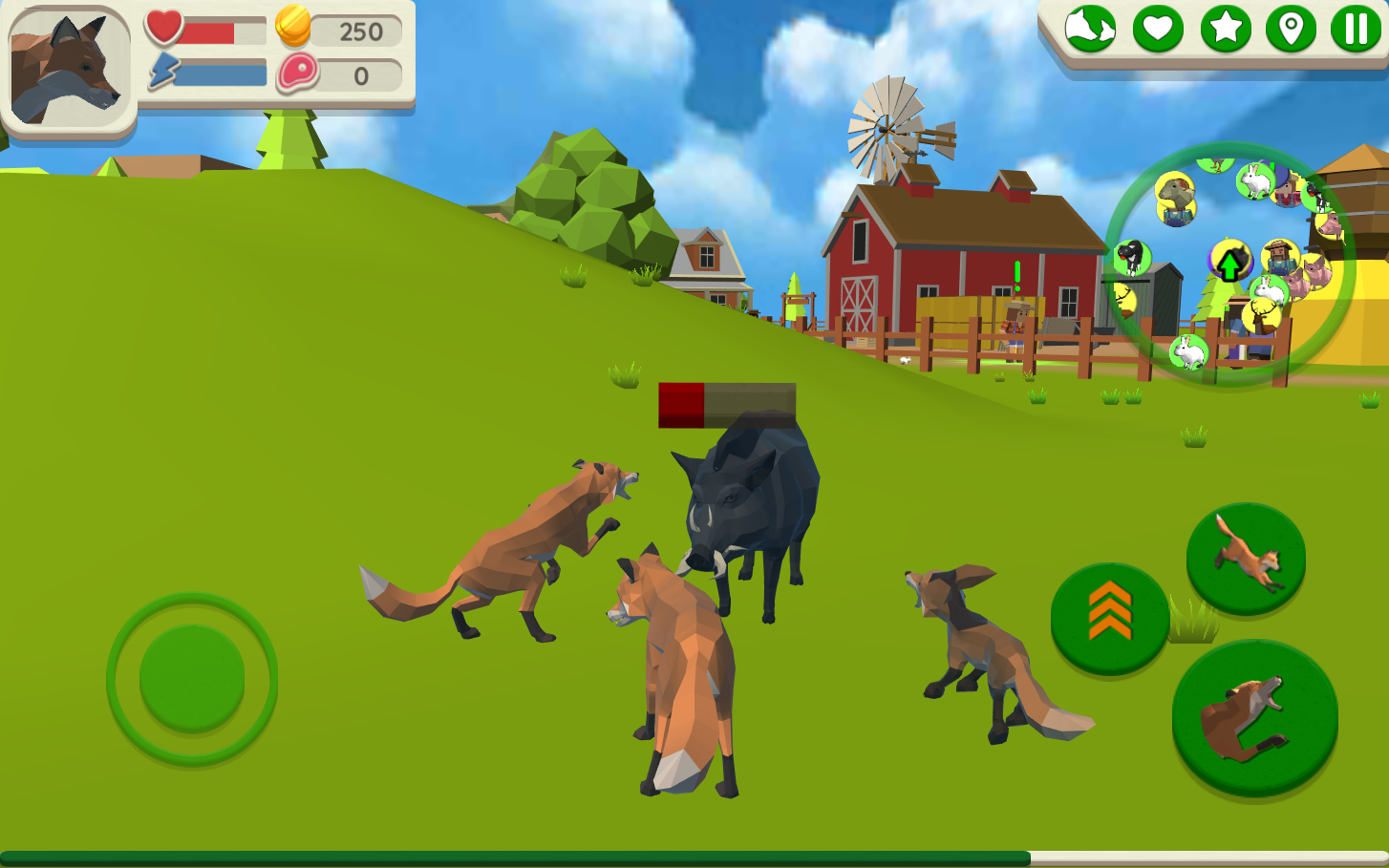 Screenshot 1 of Fuchsfamilie - Tiersimulator 1.0808