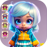 Gacha Nebula Dress Up Girl