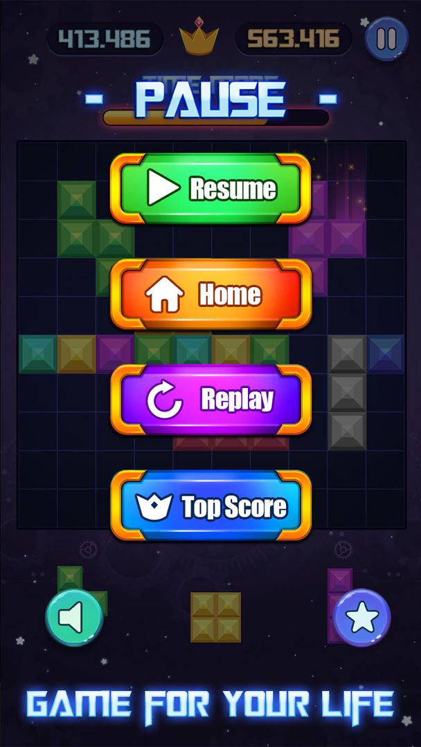 Screenshot of Classic block puzzle combo