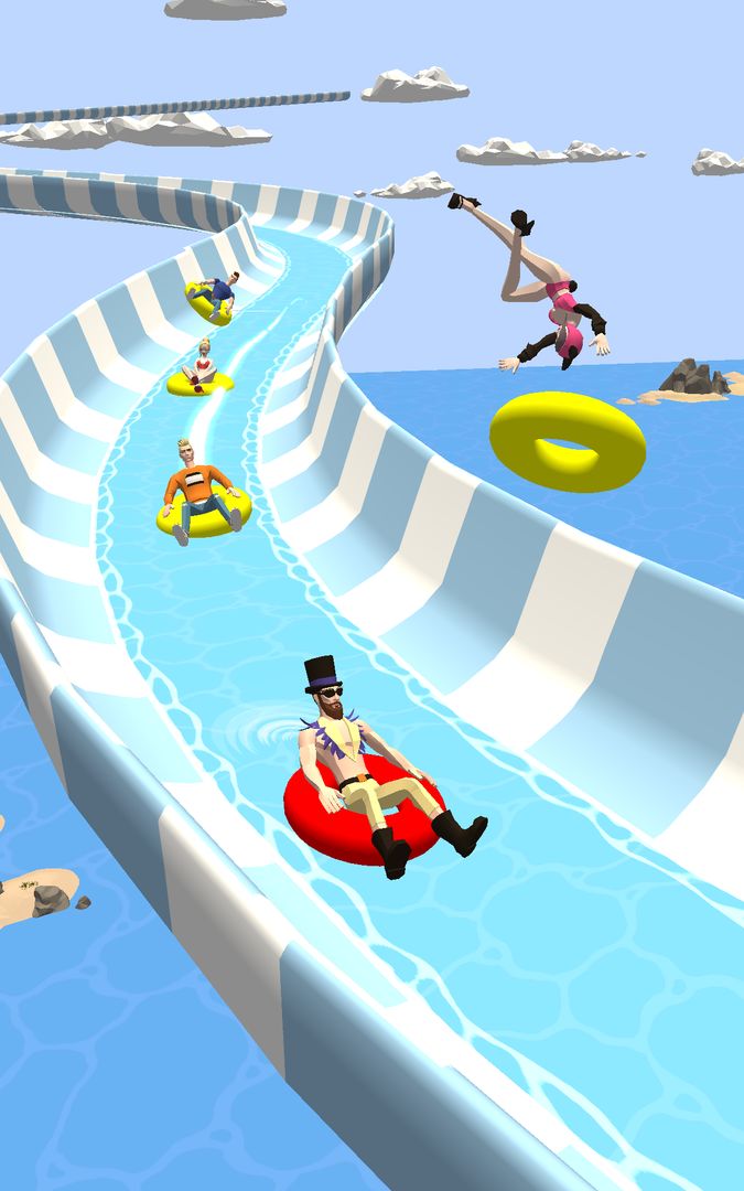 Aqua Thrills: Water Slide Park (aquathrills.io) 게임 스크린 샷