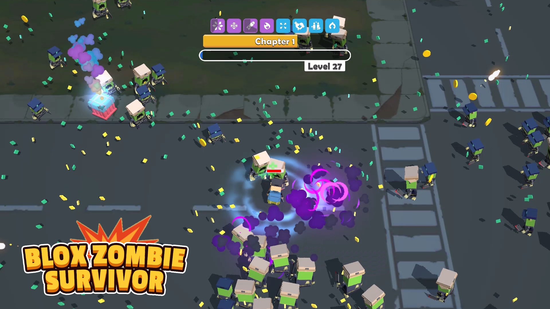 Blox Zombie Survivor 遊戲截圖