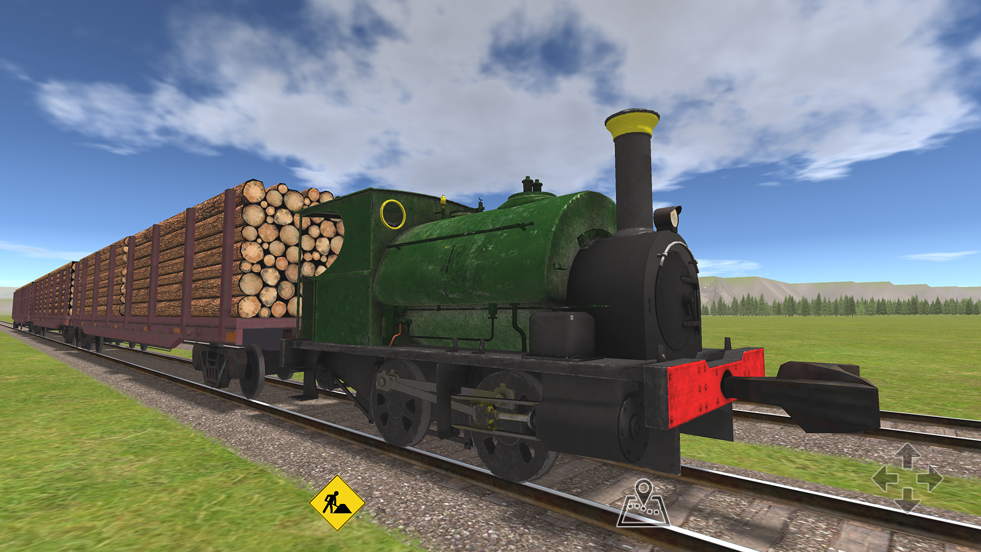 Trains and railroads Game Screenshot