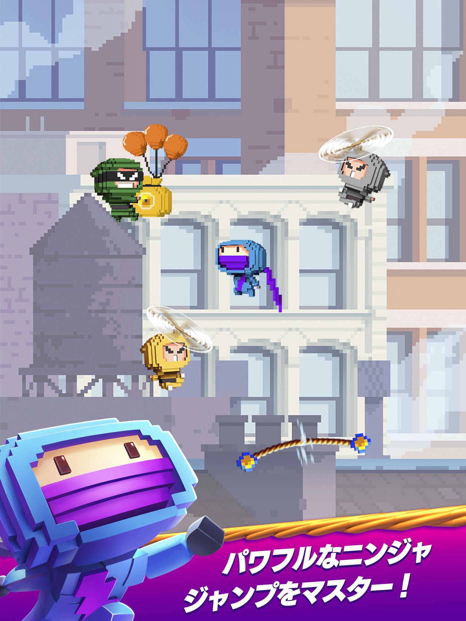 Ninja Up! ～エンドレスジャンプゲーム～ ゲームのスクリーンショット