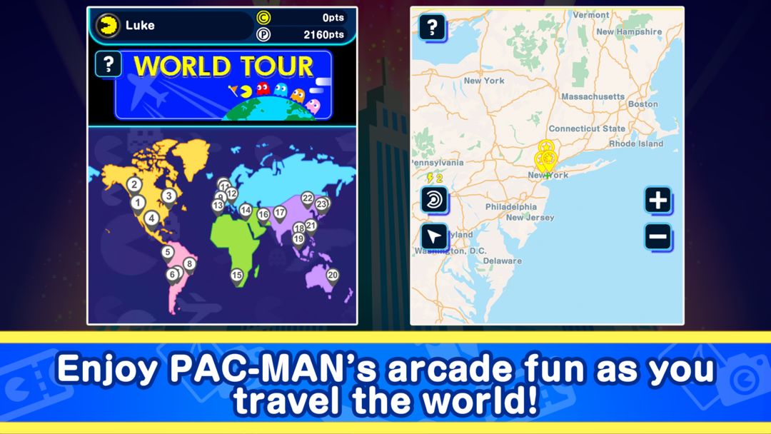PAC-MAN GEO 게임 스크린 샷
