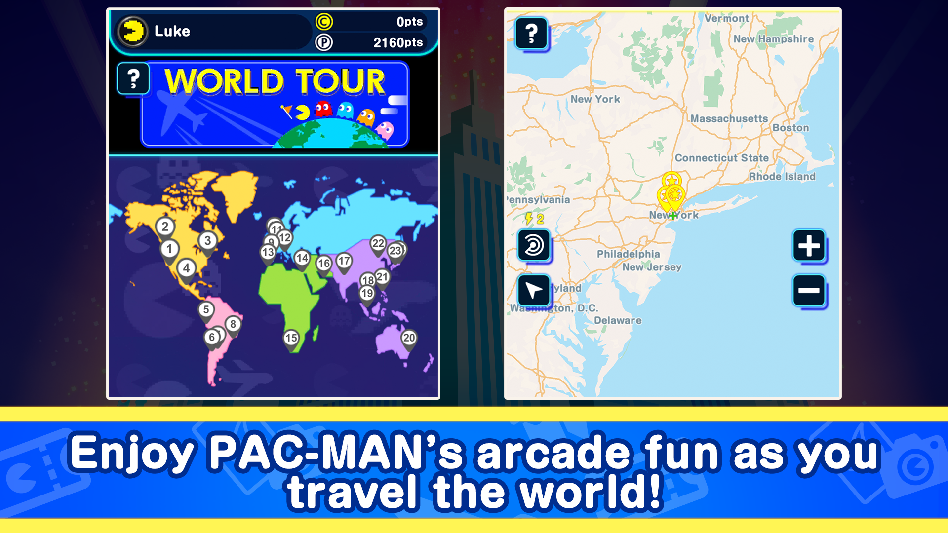 Cuplikan Layar Game PAC-MAN GEO