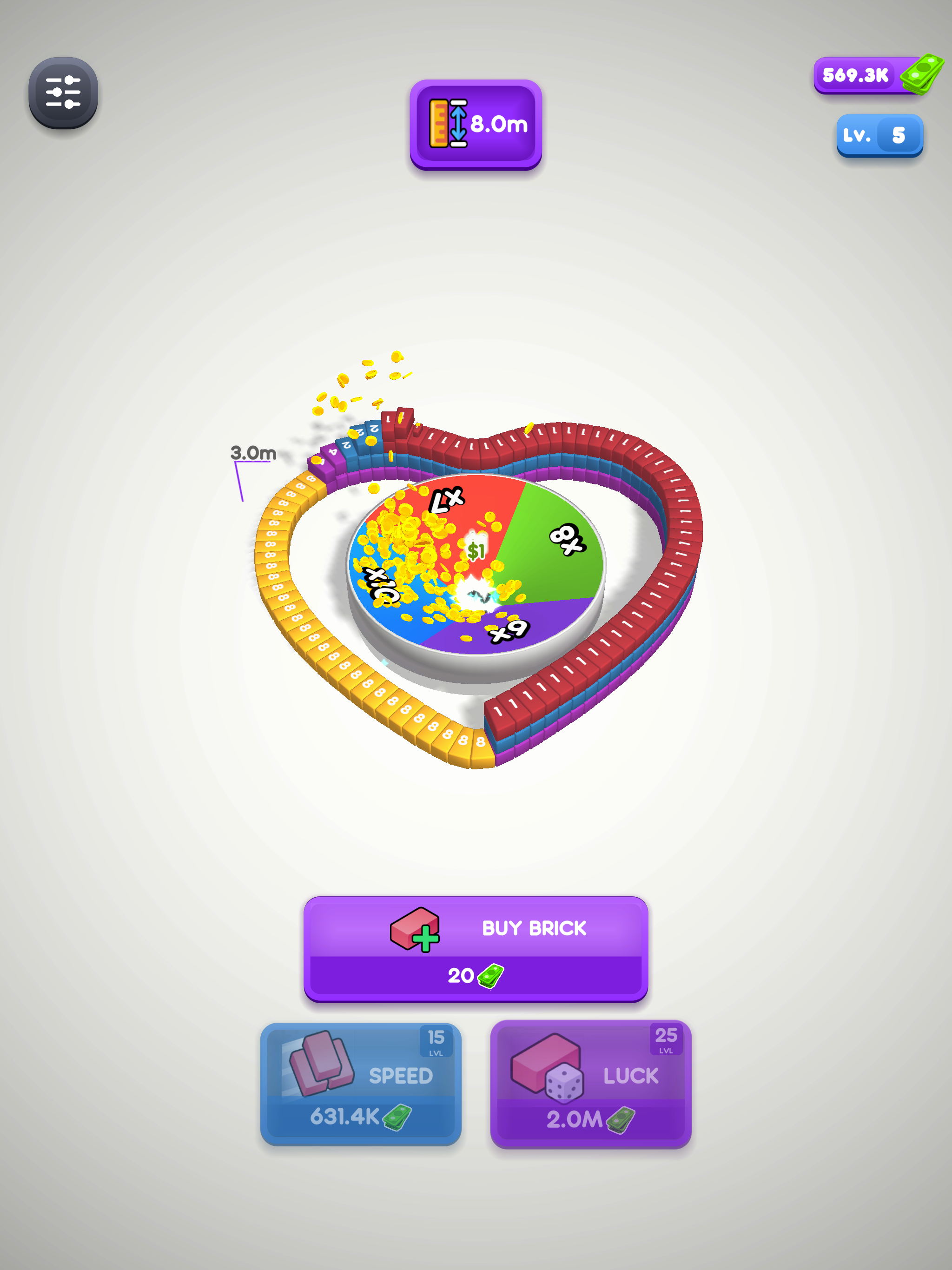 Bricks Merge Game Screenshot