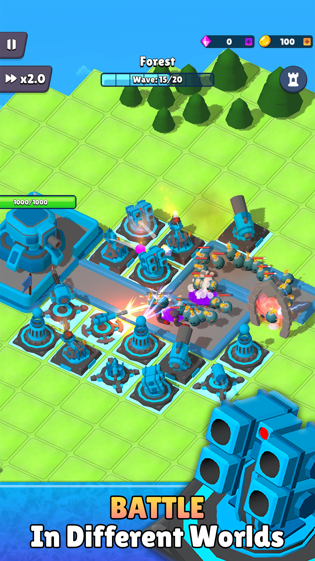 Defense.io Tower Defense TD Game Screenshot