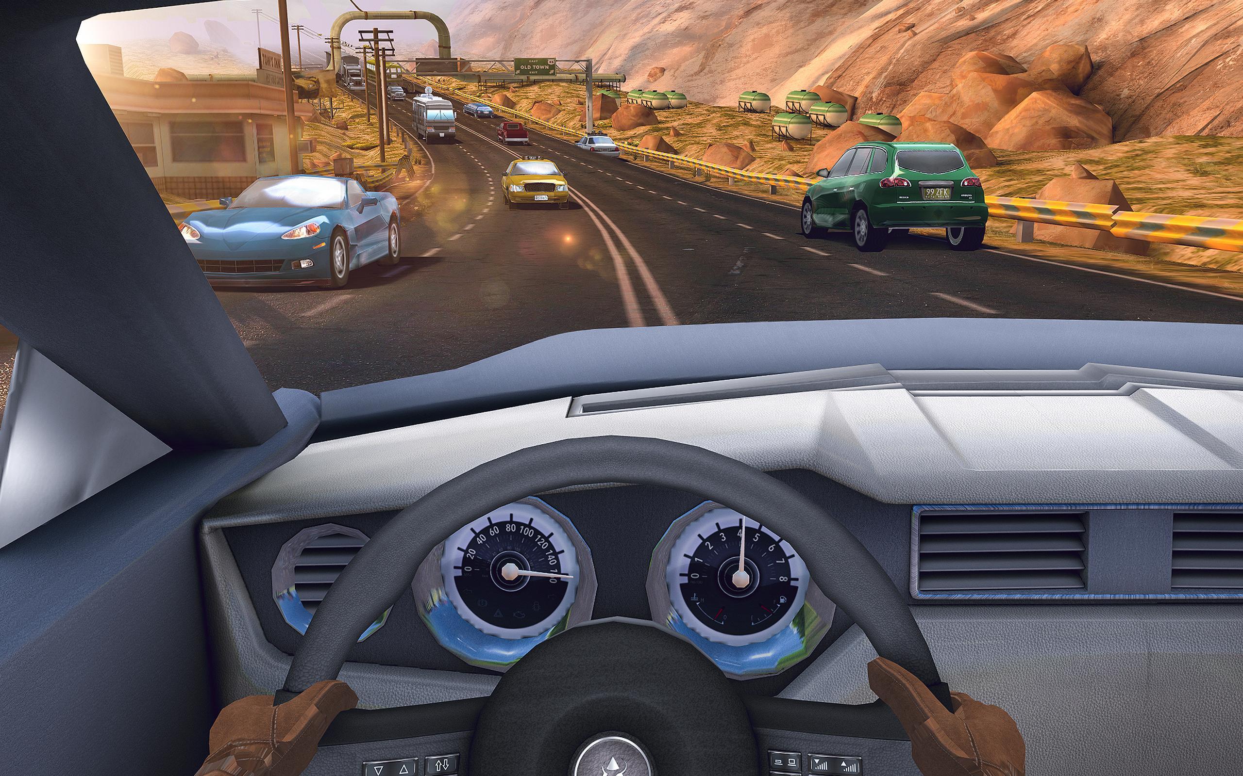 Traffic Xtreme 3D: Fast Car Racing & Highway Speed Game Screenshot