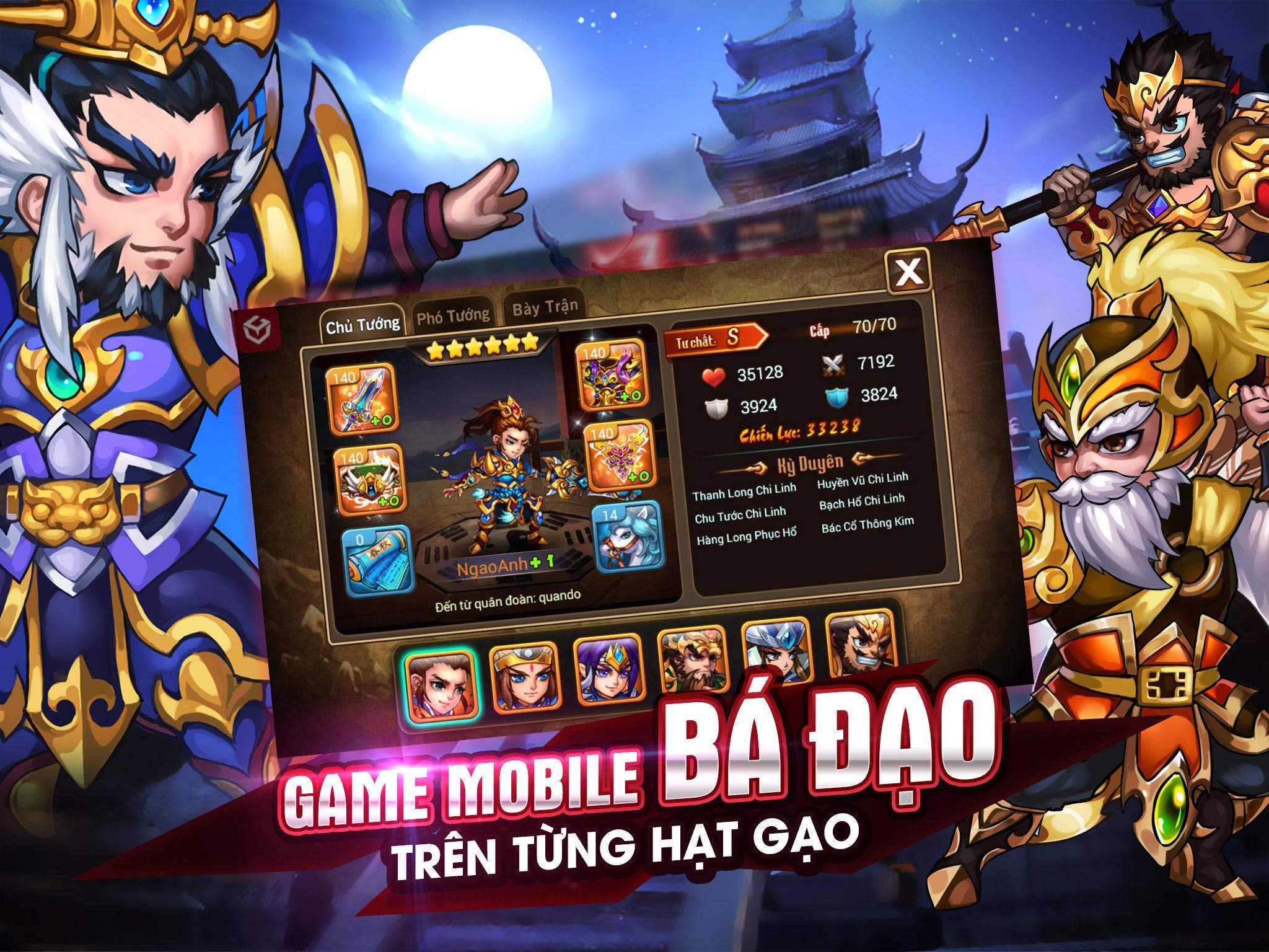 Soái Ca Tam Quốc Game Screenshot