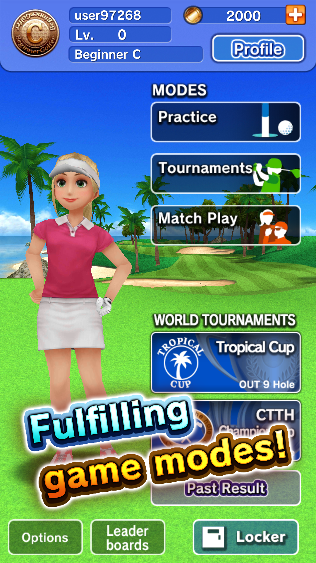 Golf Days:Excite Resort Tour Game Screenshot