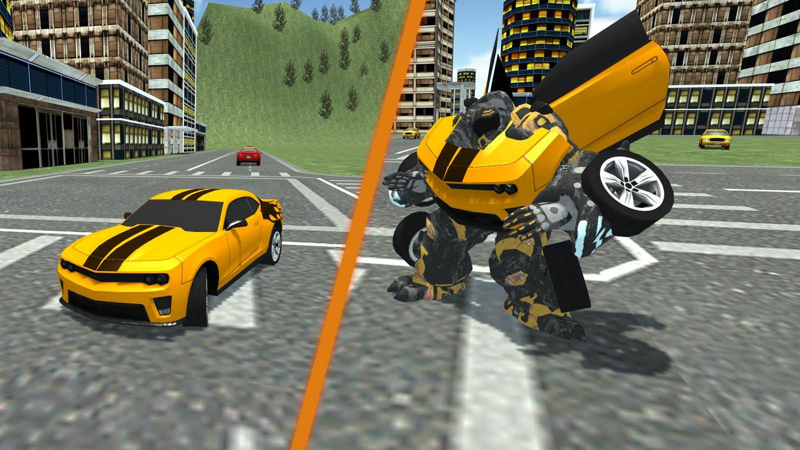 Transformer Robot Car Game Screenshot