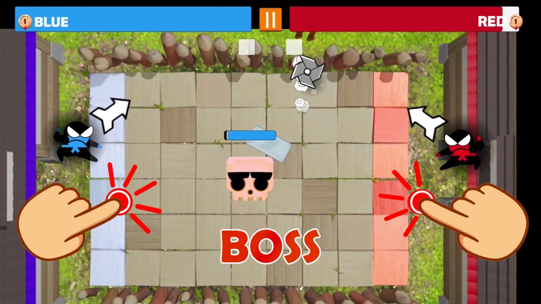 Screenshot of Jumping Ninja Party 2 Player