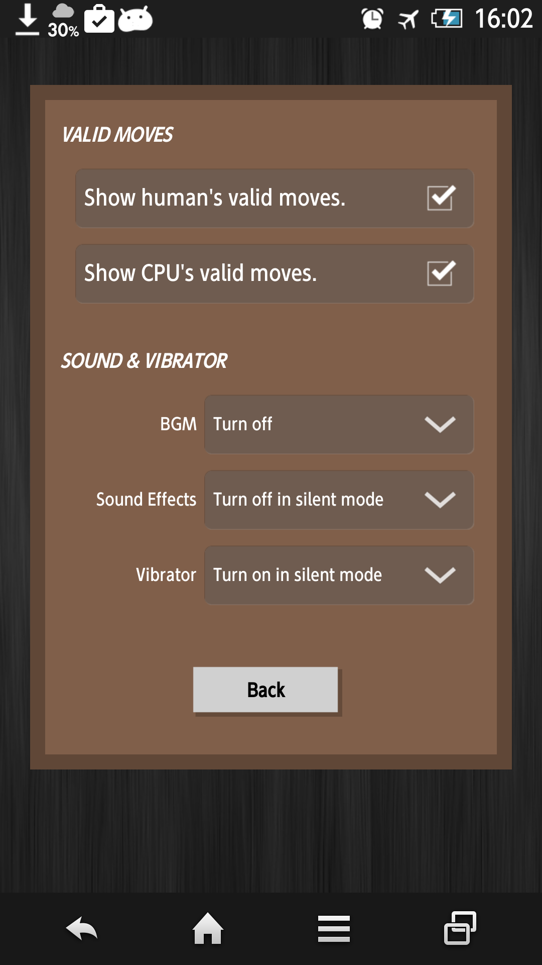 Captura de Tela do Jogo Ultima Reversi