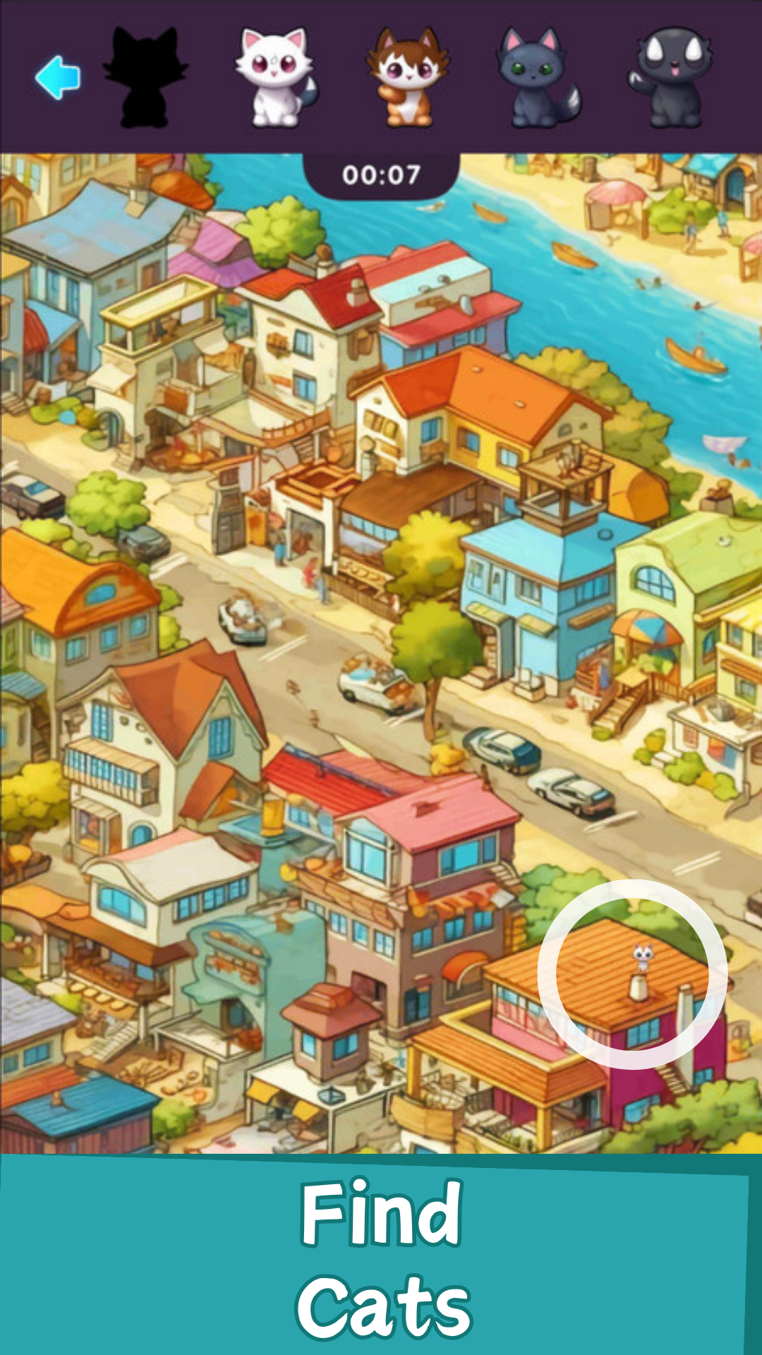 Find Cats Game Screenshot