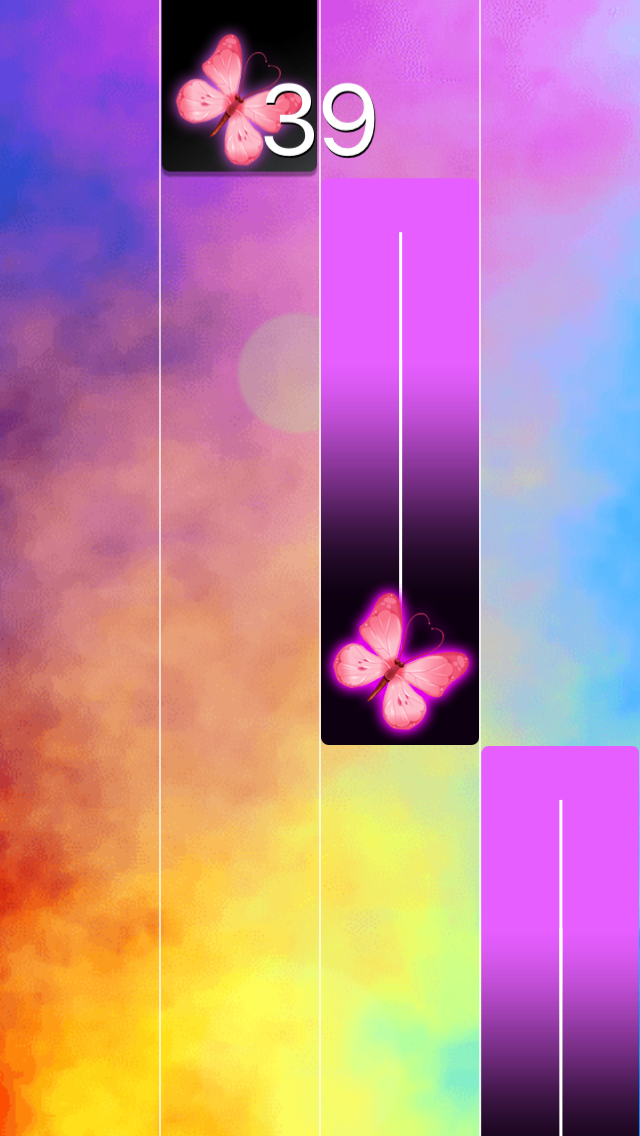Screenshot of Pink Piano Tiles: KPOP