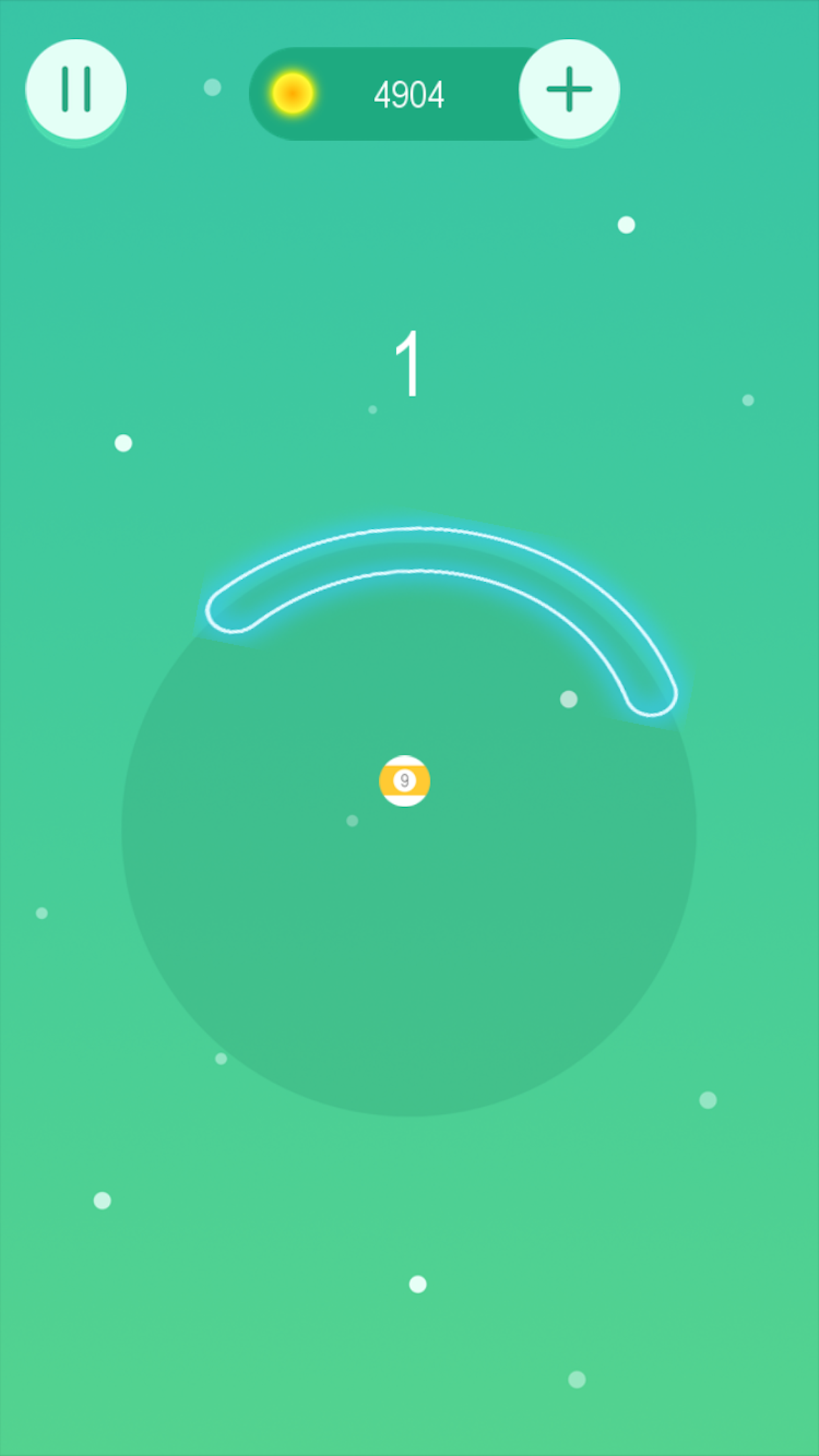 Wrist Pong Game Screenshot