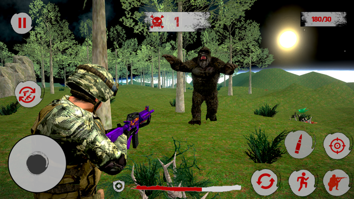 Giant Monster: Bigfoot Hunting Game Screenshot
