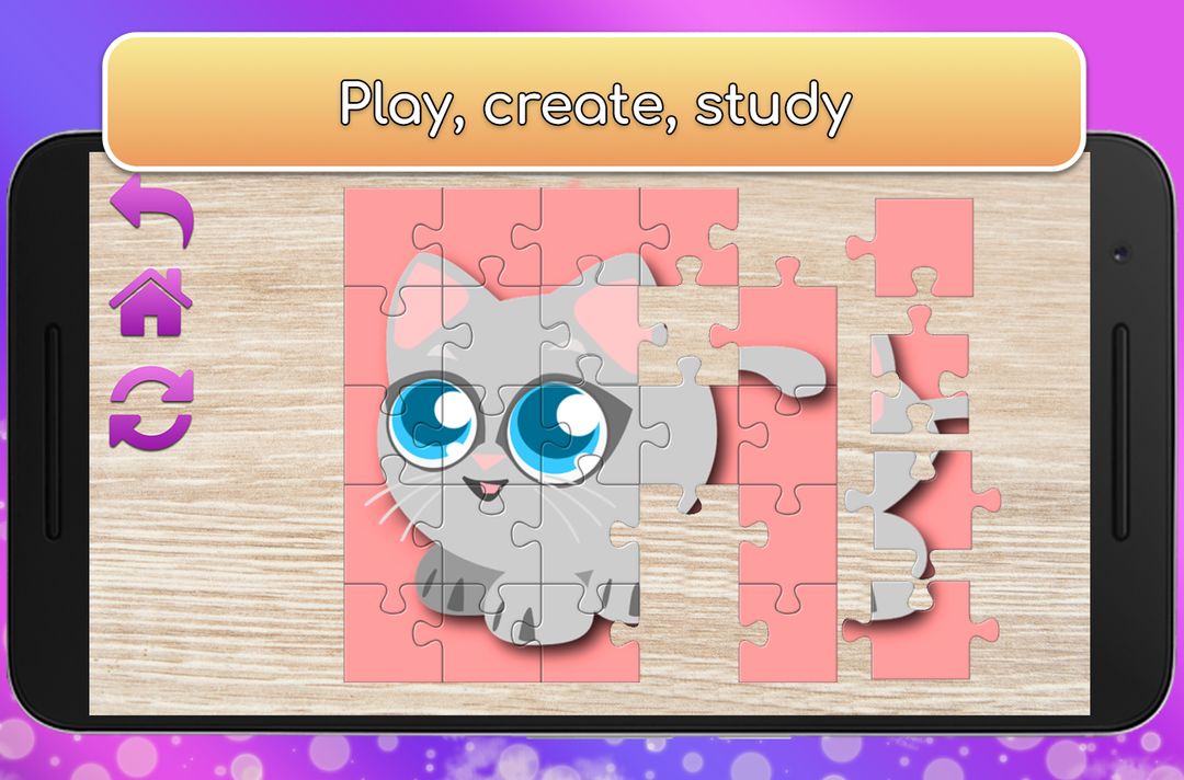 Screenshot of Kids Games for Girls. Puzzles