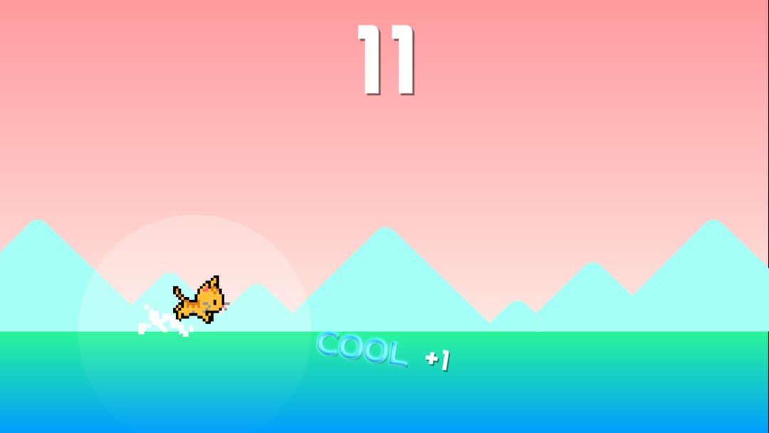 Screenshot of Cat Jumping!