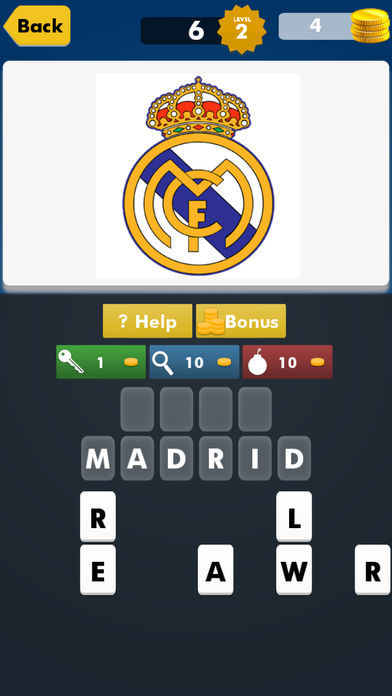 A Football Logo Quiz - ( Soccer Team Name Games Trivia 2k15 ) screenshot game