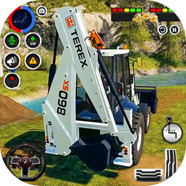 Real JCB Snow Excavator Game