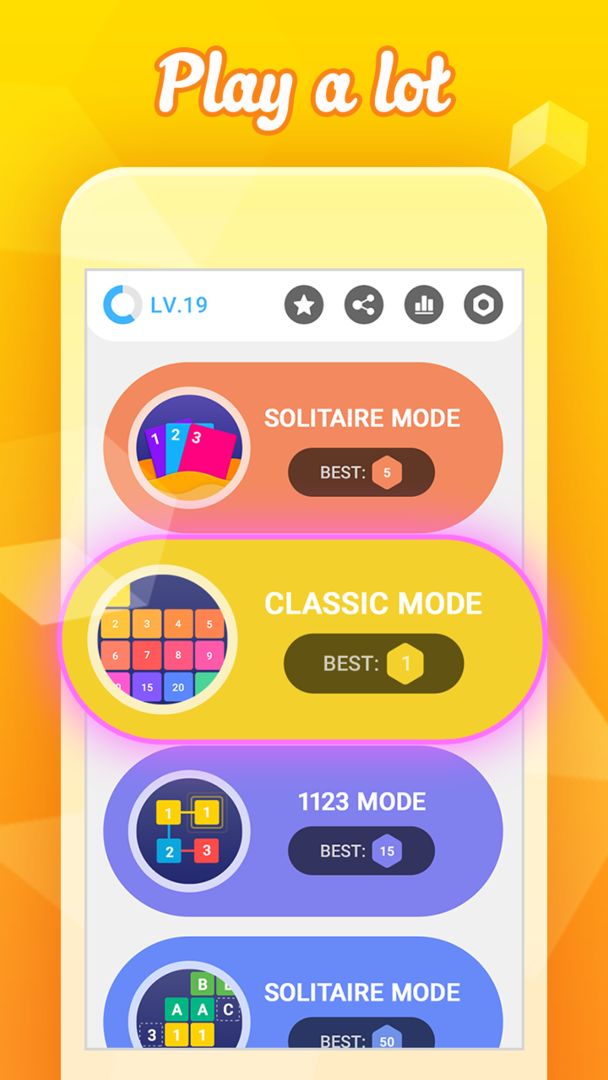 Screenshot of Numbers - classic number puzzle game