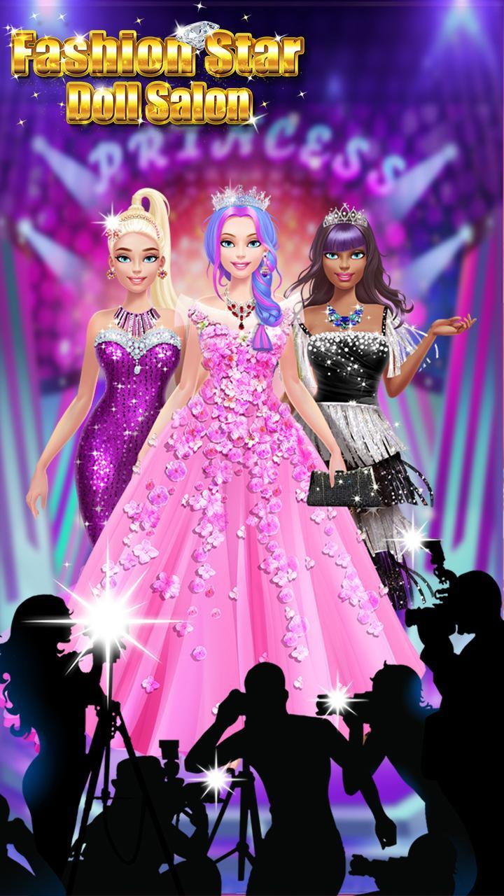 Cuplikan Layar Game Doll Makeover Salon