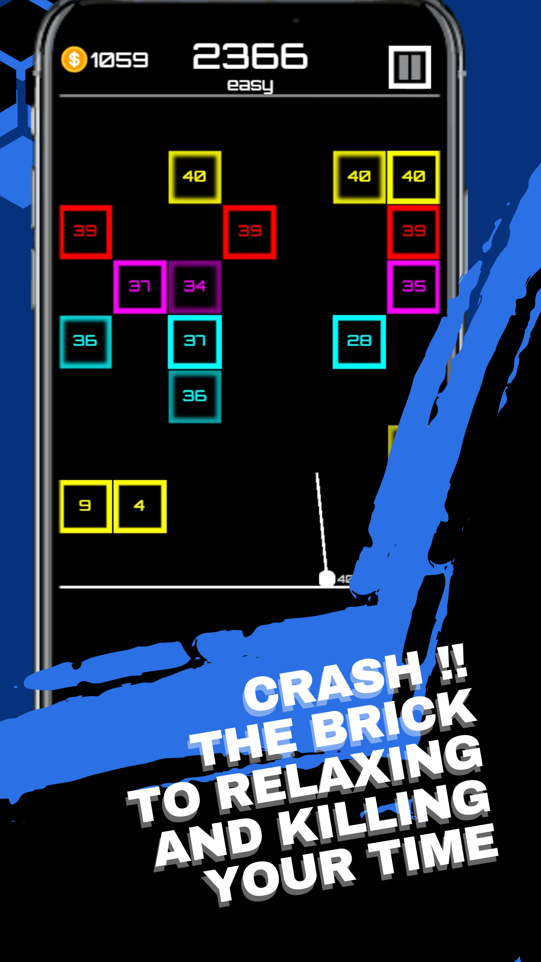 Brick Breaker Crash Game Screenshot